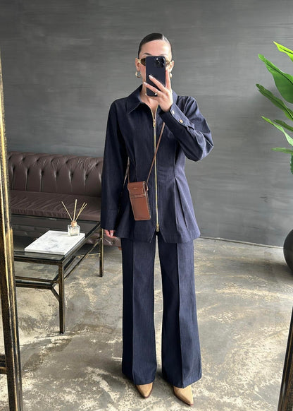 Pensli Denim Takım KOYU LACİVERT