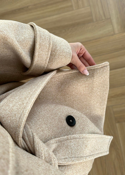 Ara Boy Kaşe Kaban BEJ