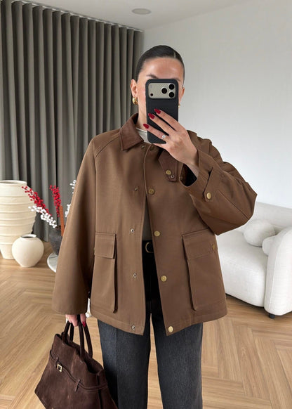 Barbour Kapitone Dolgulu Ceket KAHVE